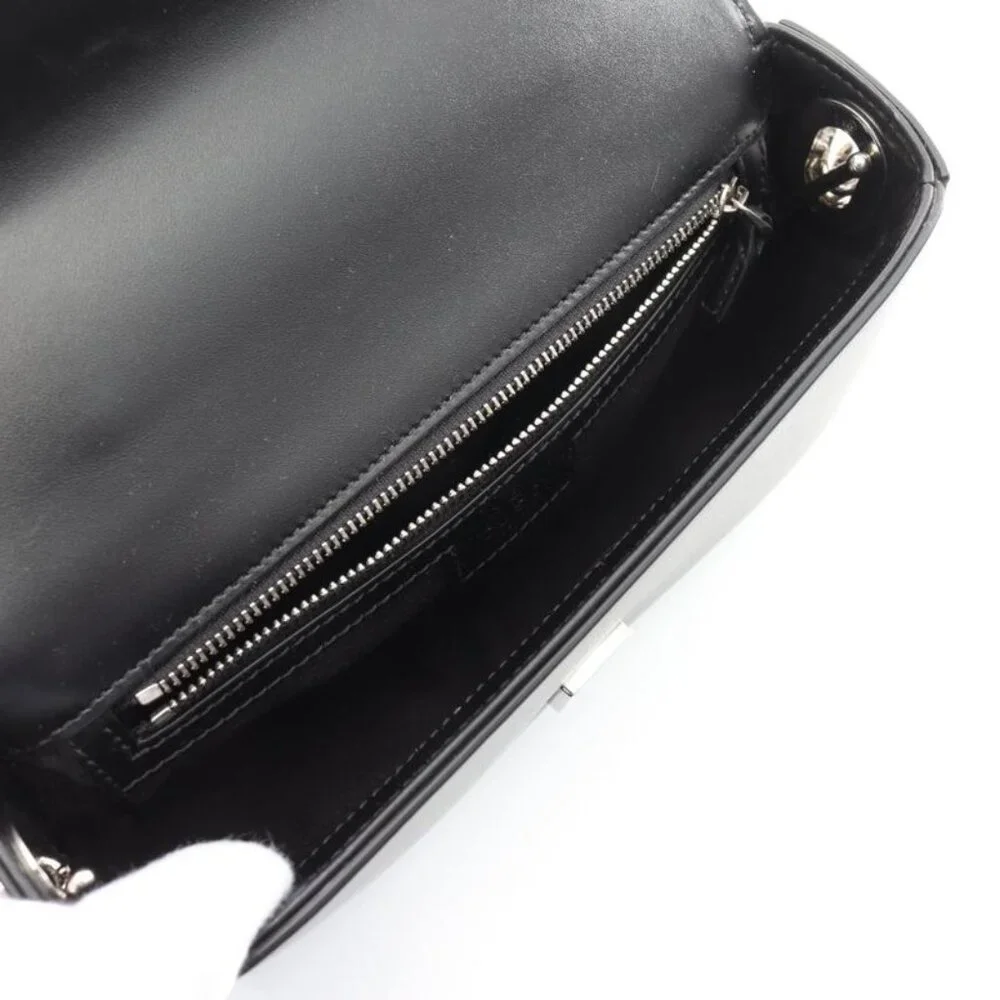 Gucci Shoulder Bag Double Black Leather - Picture 3 of 5